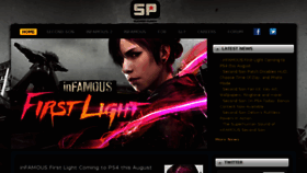 What Infamousthegame.com website looked like in 2014 (9 years ago)