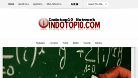 What Indotop10.com website looked like in 2014 (9 years ago)