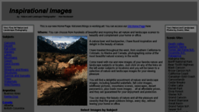 What Inspirationalphotoimages.com website looked like in 2014 (9 years ago)