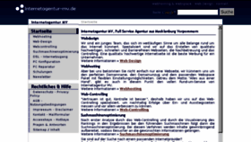 What Internetagentur-mv.de website looked like in 2014 (9 years ago)