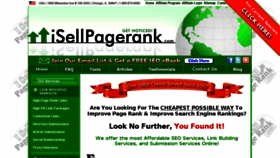 What Isellpagerank.com website looked like in 2014 (9 years ago)