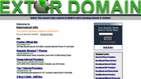 What Internetnet.info website looked like in 2014 (9 years ago)