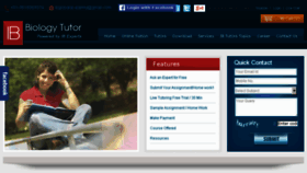 What Ibbiologytutor.com website looked like in 2014 (9 years ago)