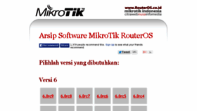 What Ixp.mikrotik.co.id website looked like in 2014 (9 years ago)