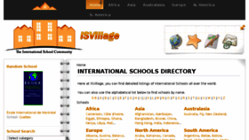 What Isvillage.com website looked like in 2014 (9 years ago)