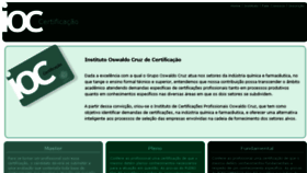 What Iocc.edu.br website looked like in 2014 (9 years ago)