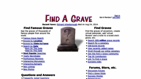 What Image2.findagrave.com website looked like in 2014 (9 years ago)