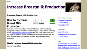 What Increasebreastmilkproduction.com website looked like in 2014 (9 years ago)