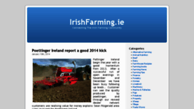 What Irishfarming.ie website looked like in 2014 (9 years ago)