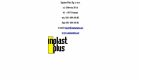 What Inplastplus.pl website looked like in 2014 (9 years ago)