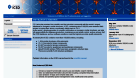 What Icsd.fiz-karlsruhe.de website looked like in 2014 (9 years ago)