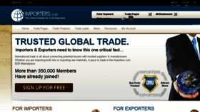 What Importers.com website looked like in 2014 (9 years ago)