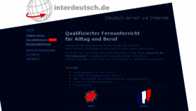 What Interdeutsch.de website looked like in 2014 (9 years ago)