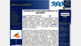 What Itmentor.hu website looked like in 2014 (9 years ago)