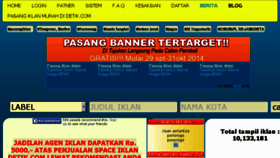 What Iklanipin.com website looked like in 2014 (9 years ago)