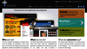 What Intellection.in website looked like in 2014 (9 years ago)