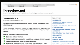 What In-review.net website looked like in 2014 (9 years ago)