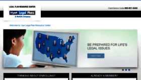 What Info.legalplans.com website looked like in 2015 (9 years ago)