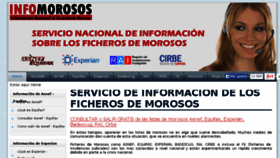 What Infomorosos.com website looked like in 2015 (9 years ago)