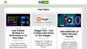 What Itechblogging.com website looked like in 2015 (9 years ago)