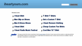 What Iheartyours.com website looked like in 2015 (9 years ago)