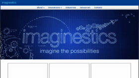 What Imaginestics.com website looked like in 2015 (9 years ago)