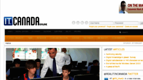 What Itincanadaonline.ca website looked like in 2015 (9 years ago)