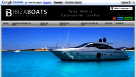 What Ibiza-boats.es website looked like in 2015 (9 years ago)
