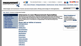 What Intersema.com website looked like in 2015 (9 years ago)