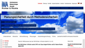 What Ima-umwelt.de website looked like in 2015 (9 years ago)