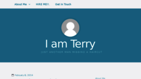 What Iamterry.com website looked like in 2015 (9 years ago)
