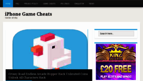 What Iphone-game-cheats.com website looked like in 2015 (9 years ago)