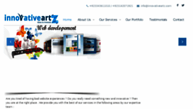 What Innovativeartz.com website looked like in 2015 (9 years ago)