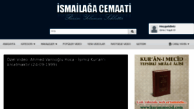 What Ismailagacemaati.com website looked like in 2015 (9 years ago)