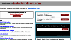 What Instantviralcash.com website looked like in 2015 (9 years ago)