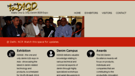 What Indiadenimexpo.com website looked like in 2015 (9 years ago)