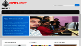 What Impactacademy.co.in website looked like in 2015 (10 years ago)