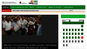 What Icosochiapas.gob.mx website looked like in 2015 (9 years ago)