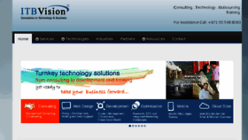 What Itbvision.com website looked like in 2015 (9 years ago)