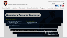 What Ices.edu.mx website looked like in 2015 (9 years ago)