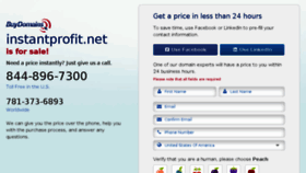 What Instantprofit.net website looked like in 2015 (9 years ago)