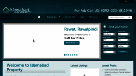 What Islamabadproperty.com.pk website looked like in 2015 (9 years ago)