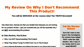 What Imrealreviews.com website looked like in 2015 (9 years ago)