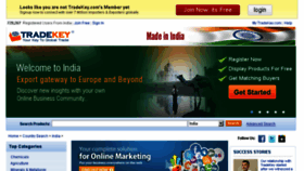What India.tradekey.com website looked like in 2015 (9 years ago)