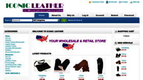 What Iconicleather.com website looked like in 2015 (9 years ago)