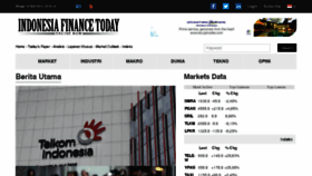 What Indonesiafinancetoday.com website looked like in 2015 (9 years ago)