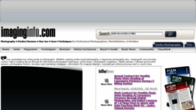 What Imaginginfo.com website looked like in 2015 (9 years ago)
