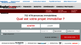 What Immobilier.com website looked like in 2015 (9 years ago)