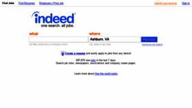 What Indeedjobs.com website looked like in 2015 (9 years ago)