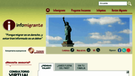 What Infomigrante.org website looked like in 2015 (9 years ago)